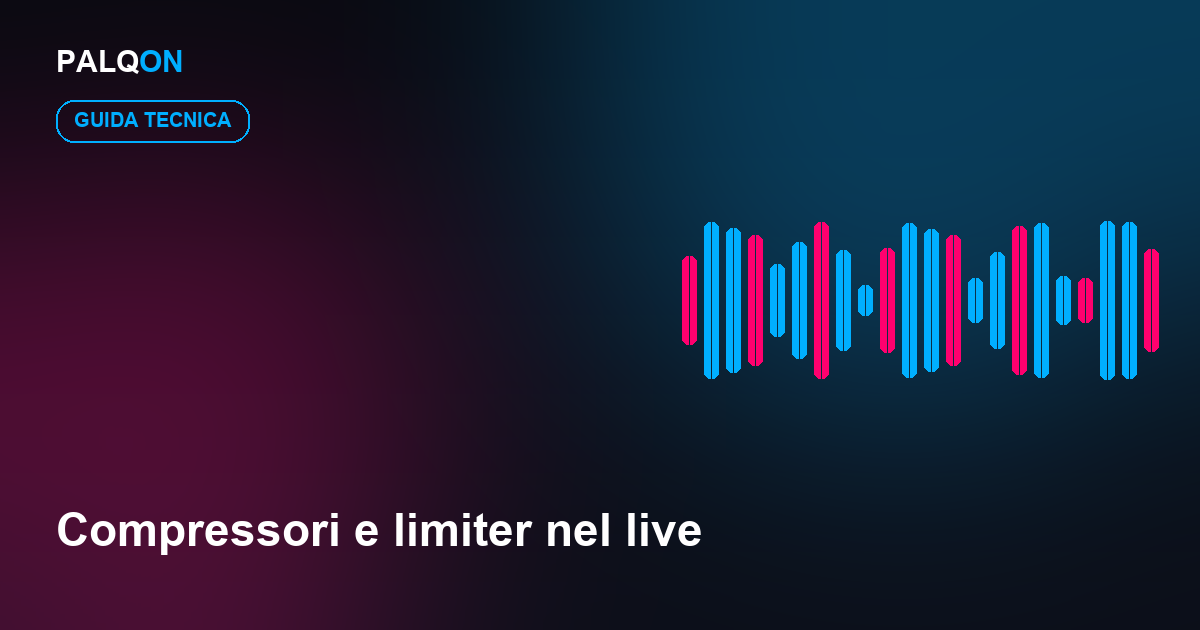 Compressori e limiter nel live