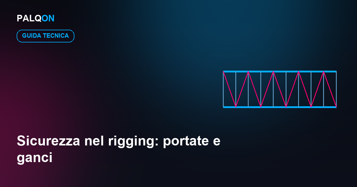 Sicurezza nel rigging: portate e ganci